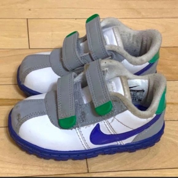 Nike better world blue and white toddler sneakers 5 - Picture 2 of 8